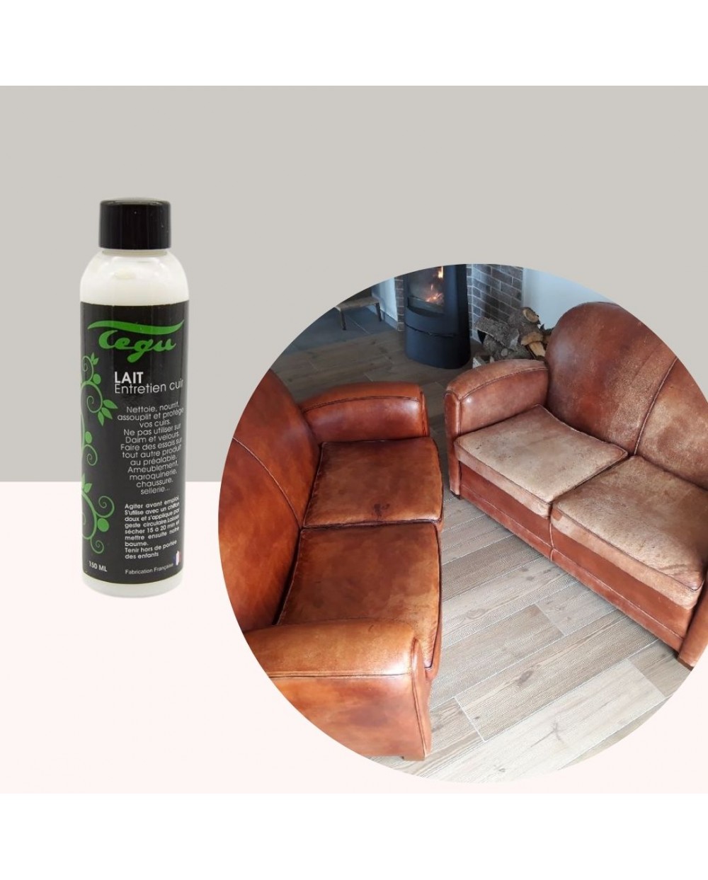 Acheter en ligne l'entretien du cuir de votre canapé